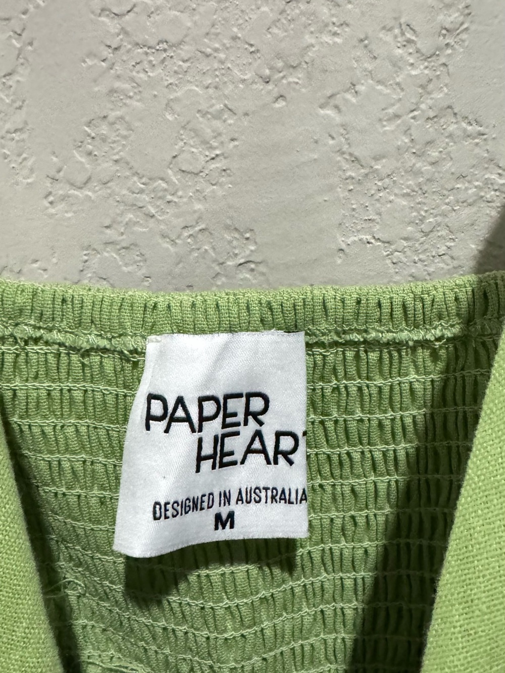 Paper Heart Lime Green Beaded Mini Dress NWOT | Medium | - Picture 4 of 4